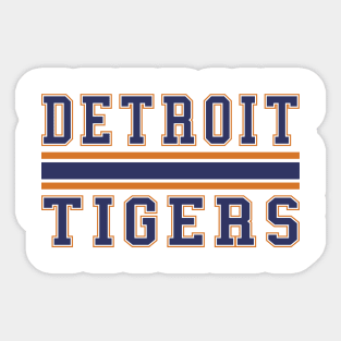 Detroit Tigers Baseball Sticker